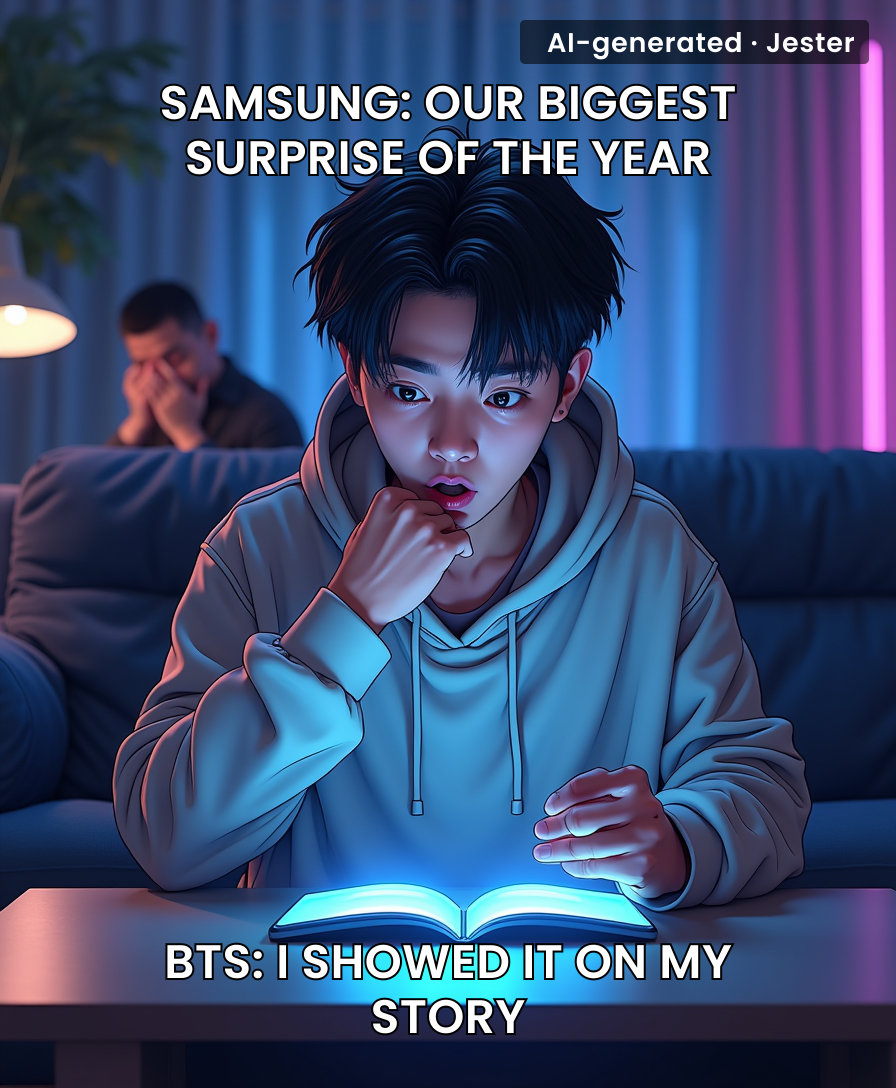Samsung spent millions on an event. BTS spent 30 seconds on a story. Guess who won.