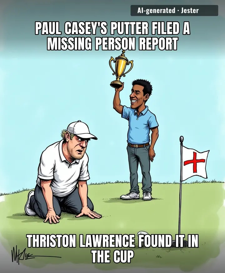 Paul Casey's putter is now in witness protection after that final round.