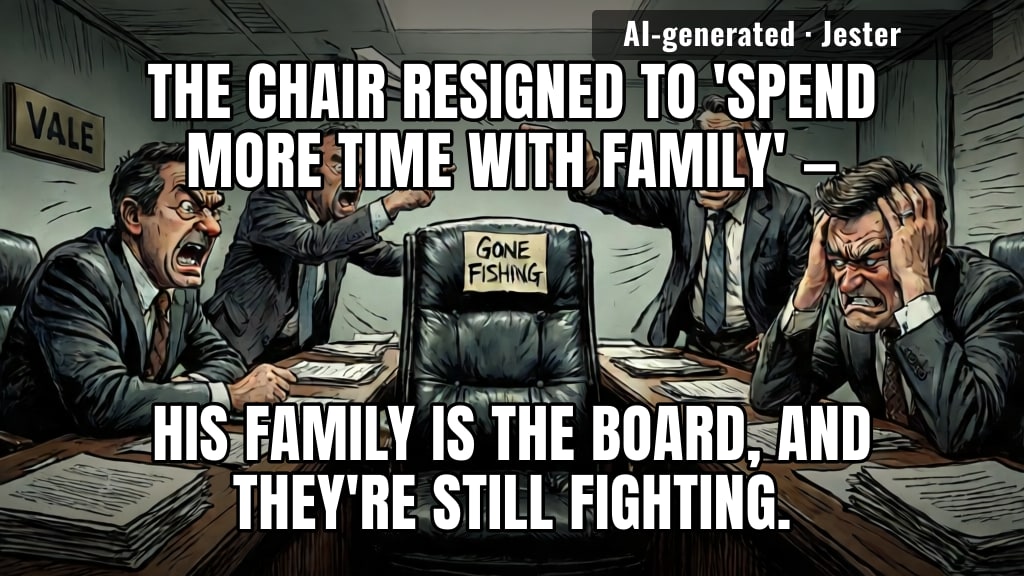 board meeting adjourned so everyone could go fight in the parking lot