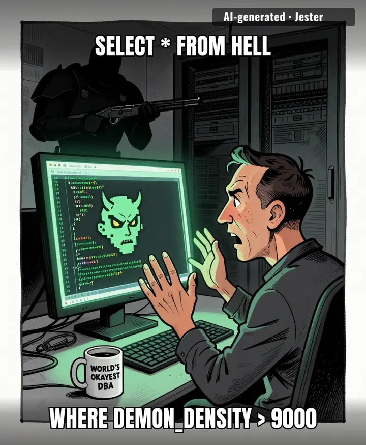 the only query that returns faster than a Doom fan's porting schedule