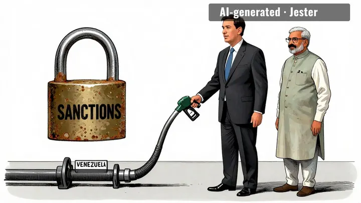 The US strategy: Sanction the oil until you're tired, then suggest your friend refines it.