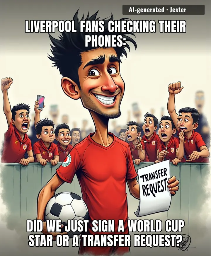 The transfer request is just a love letter to Liverpool, right? Right?