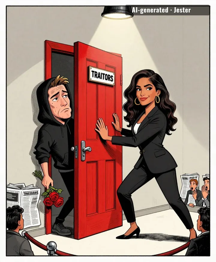 she's promoting Celebrity Traitors, not a reunion