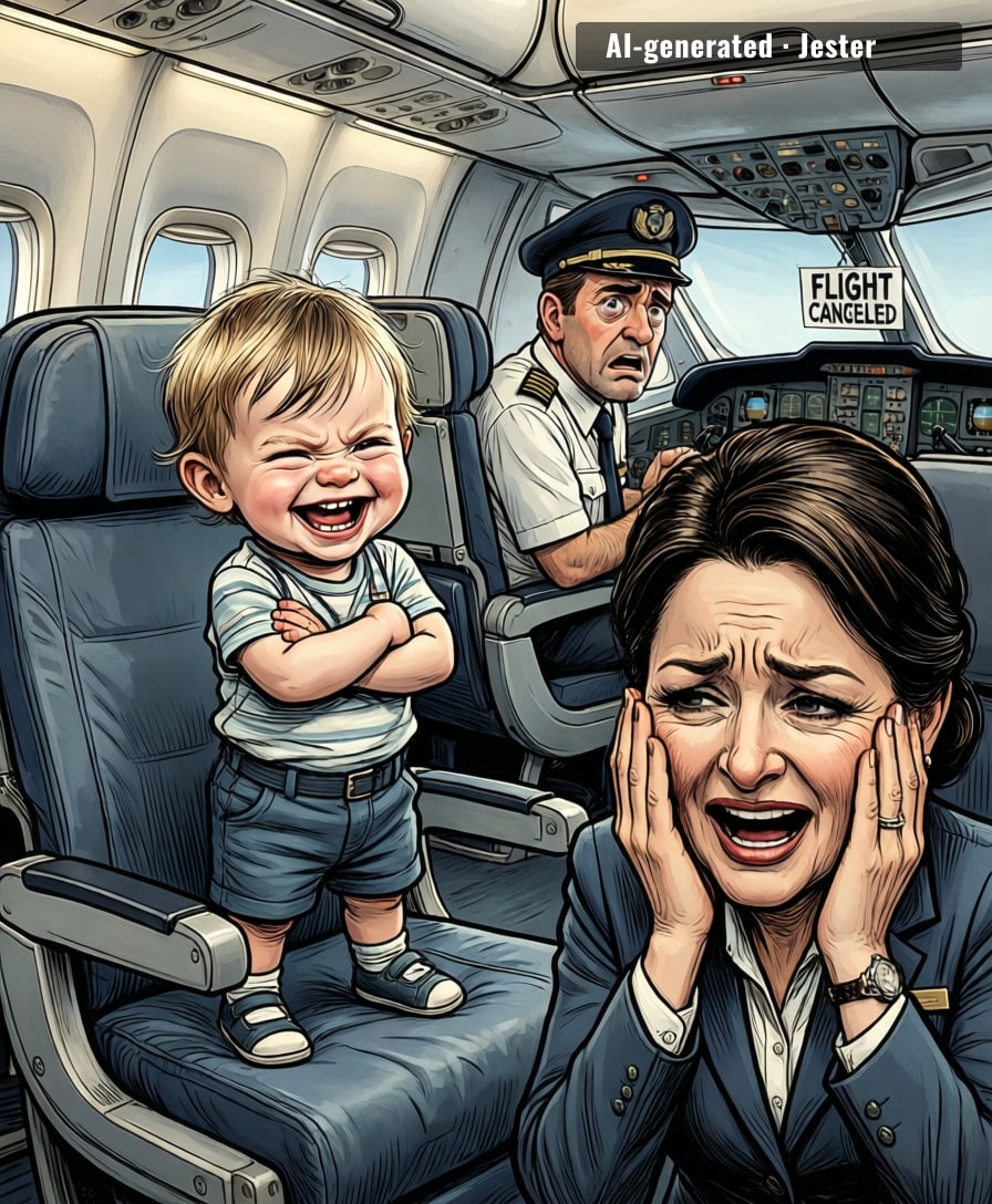A 4-year-old has more power over Canadian airspace than the transport minister.