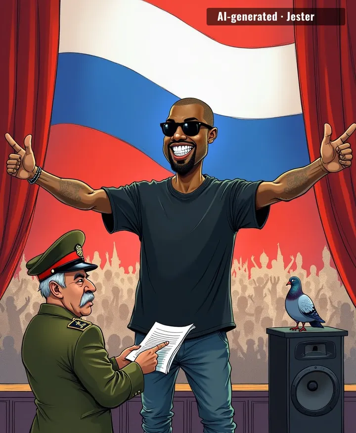Kanye's found the one audience that can't cancel him — they've already been sanctioned.