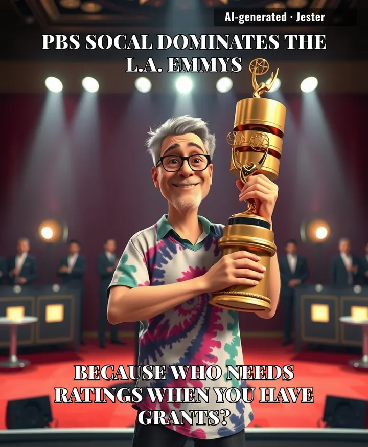 PBS finally cashes in those pledge drive millions — turns out, no one watches the Emmys but everyone wants one.