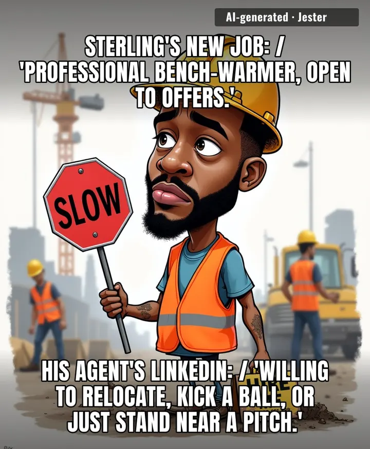 Raheem Sterling has gone from scoring at the World Cup to scoring a gig as the world's most expensive job-seeker—LinkedIn must be thrilled with the new 'elite athlete' category.