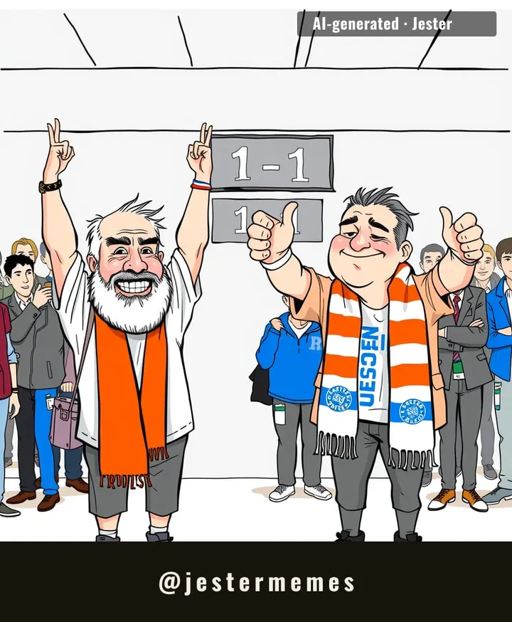 Rangers fans now know exactly how their team plays: like a draw is a moral victory.
