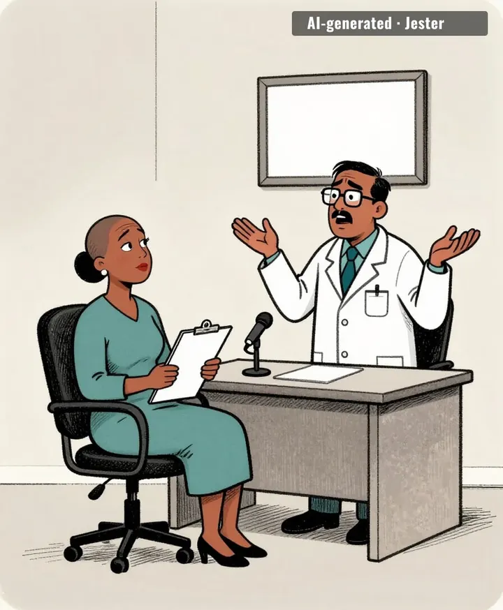 she's not the patient, she's the referral service