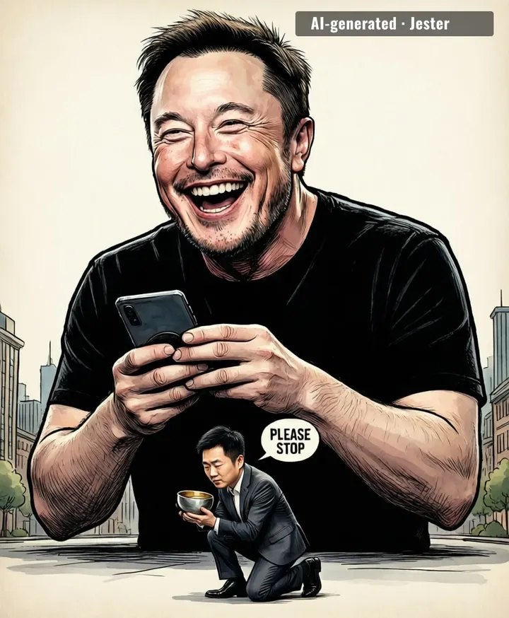Elon, please, my $500 million investment is now worth a billion. Show some support.