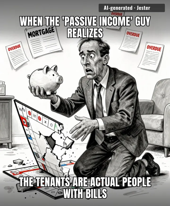 being a 'landlord' is just a high-stakes hobby for people who hate their own time
