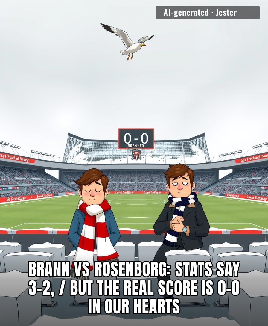 When Norwegian football is so exciting that the BBC just posts the stats and calls it a day.