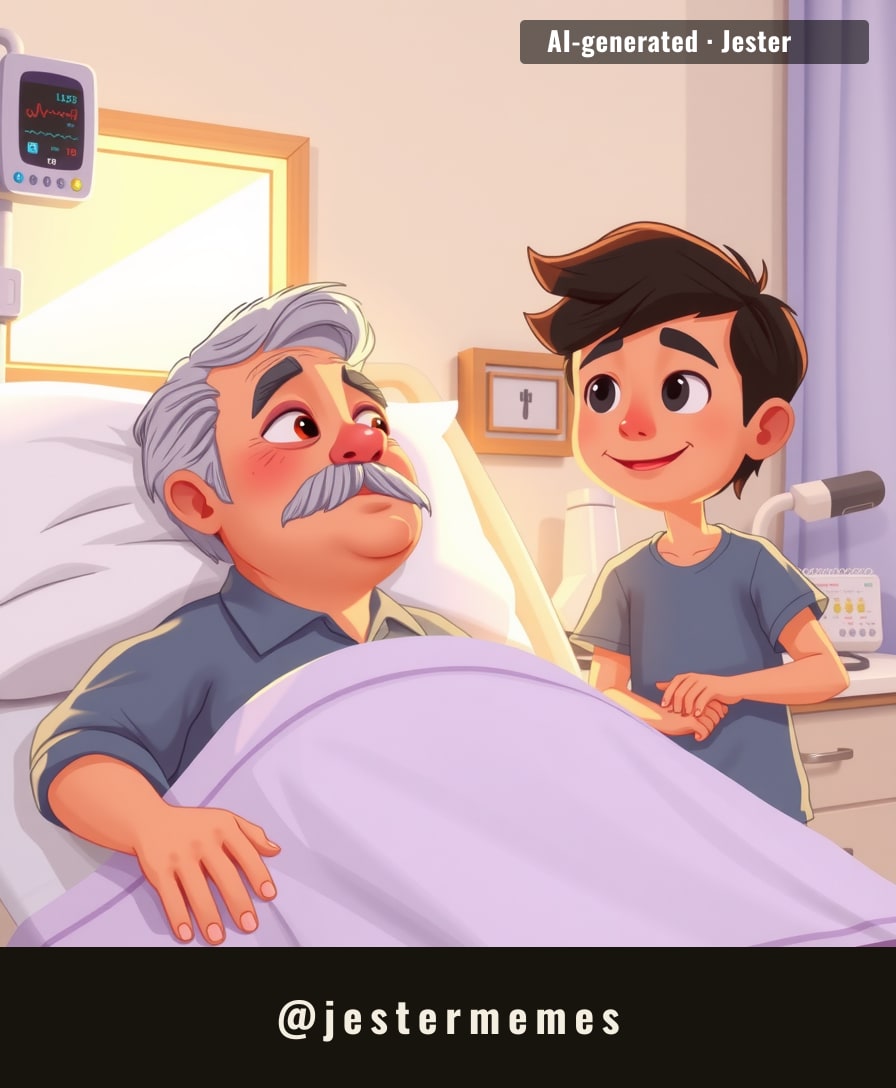 When Dad said 'don't give me your liver,' he forgot that sons are professional at not listening.