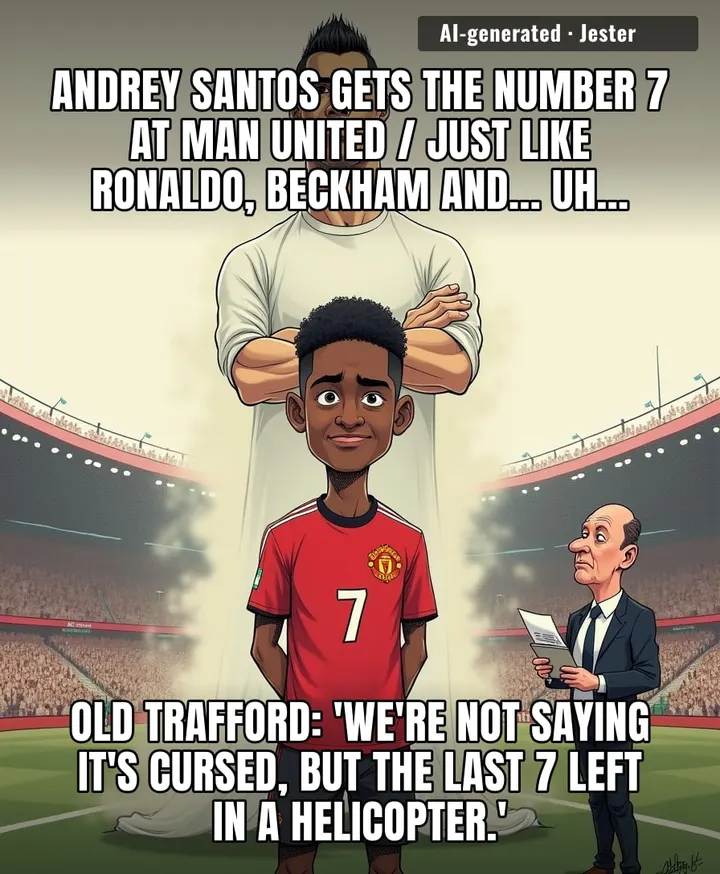 Manchester United handed the kid the number that's haunted more players than the club's own midfield.