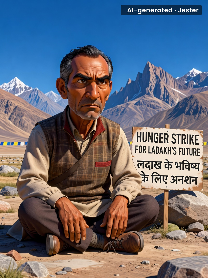 When the guy from 3 Idiots is your most reasonable voice, you know the country's gone full Bollywood.