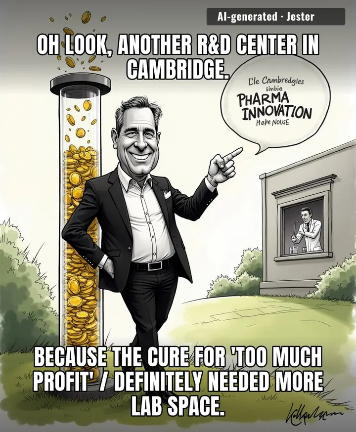 GSK moving into Cambridge just to make sure they're within walking distance of the next big IPO they can overpay for.