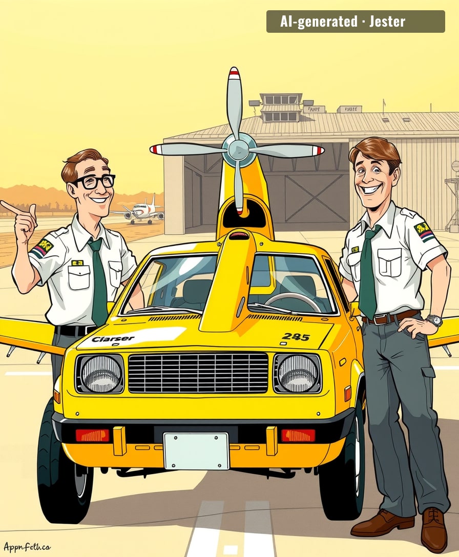 The 70s: where you could bolt a plane onto a Pinto and nobody said 'maybe not.'