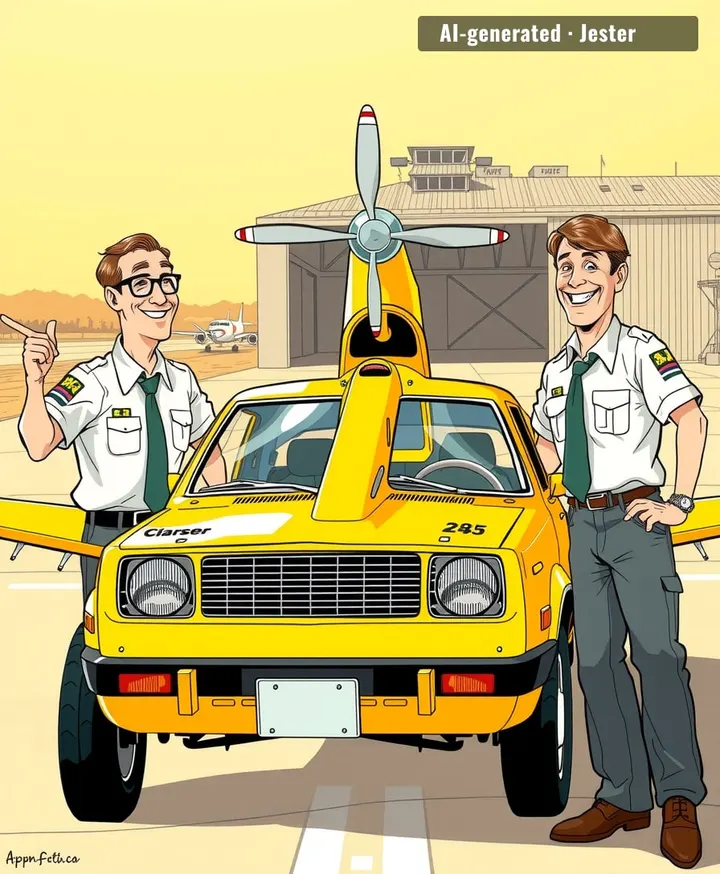 The 70s: where you could bolt a plane onto a Pinto and nobody said 'maybe not.'