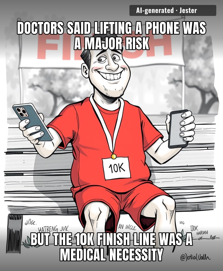 Somewhere a marathon runner with a desk job is finally learning how to properly monetize their exhaustion.