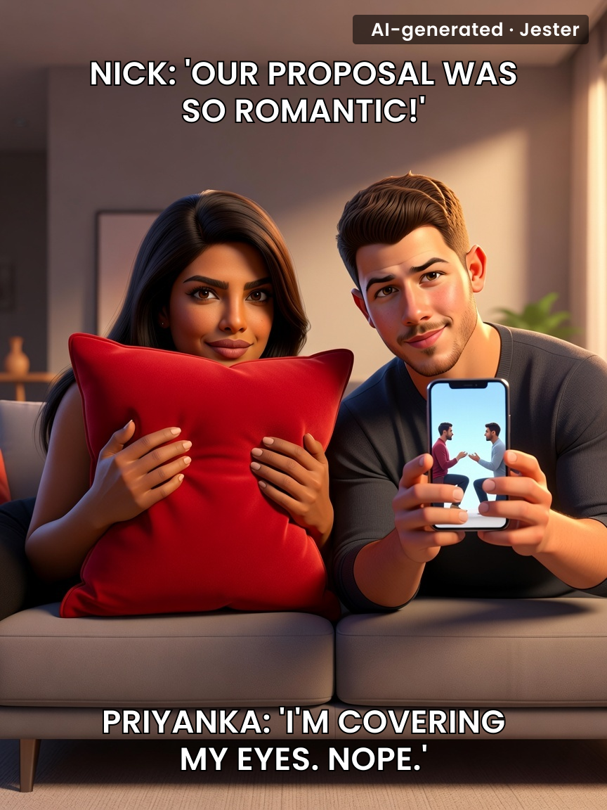 Some people hide from embarrassment; Priyanka hides from Nick's Instagram.