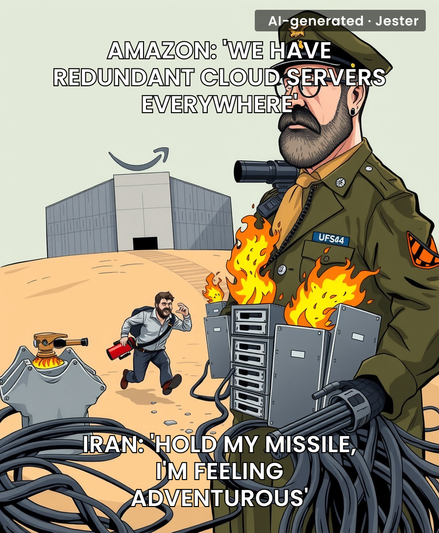 Imagine being the sysadmin who has to explain to Jeff Bezos that his entire cloud just got a direct hit from a geopolitical dispute.