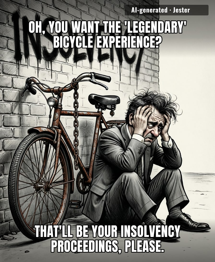 Raleigh is going bust, which is a poetic end for a brand that spent the last decade making sure every third kid in the UK had a chain fall off their bike in the middle of a busy intersection.