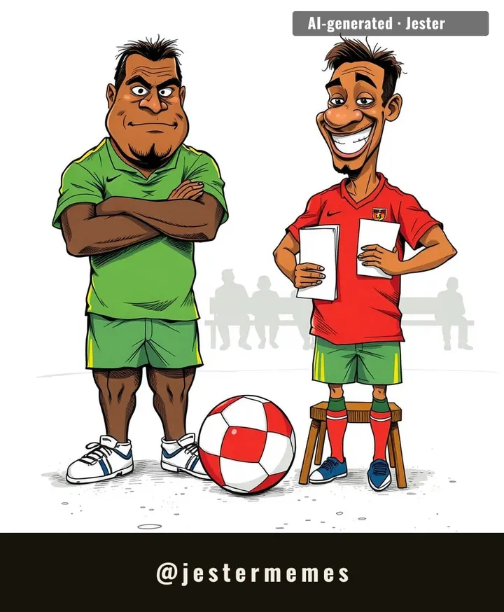 Head-to-head: Mané's head, Mozambique's toes.