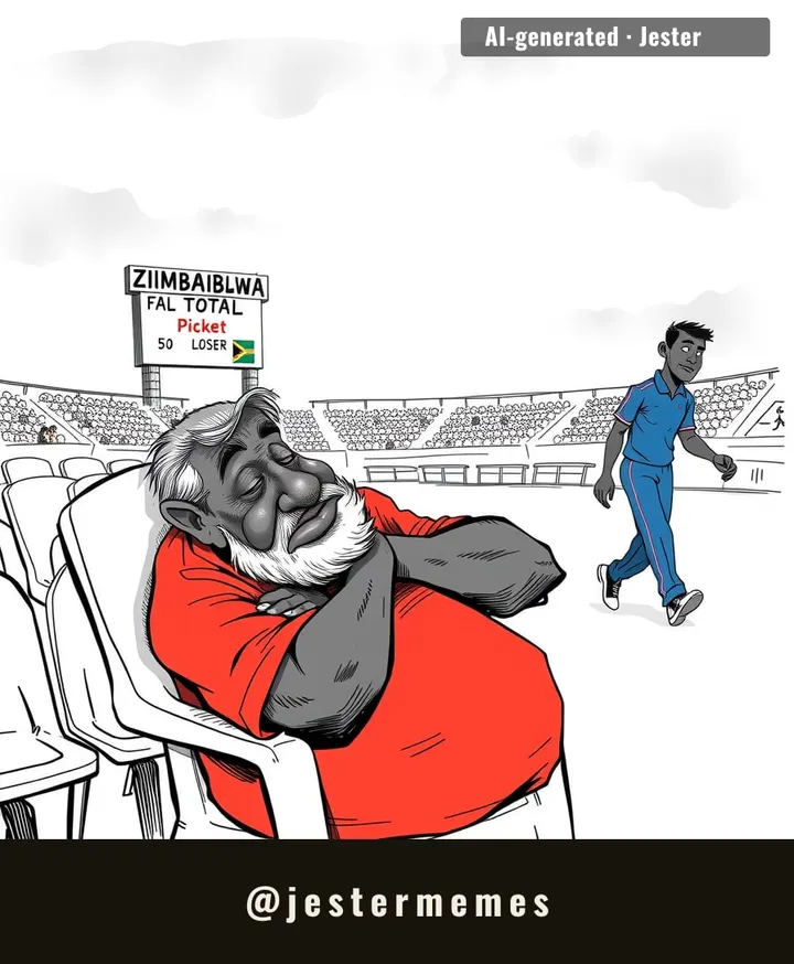 Zimbabwe's innings lasted longer than the bus ride to the ground, and that's saying something in Windhoek.