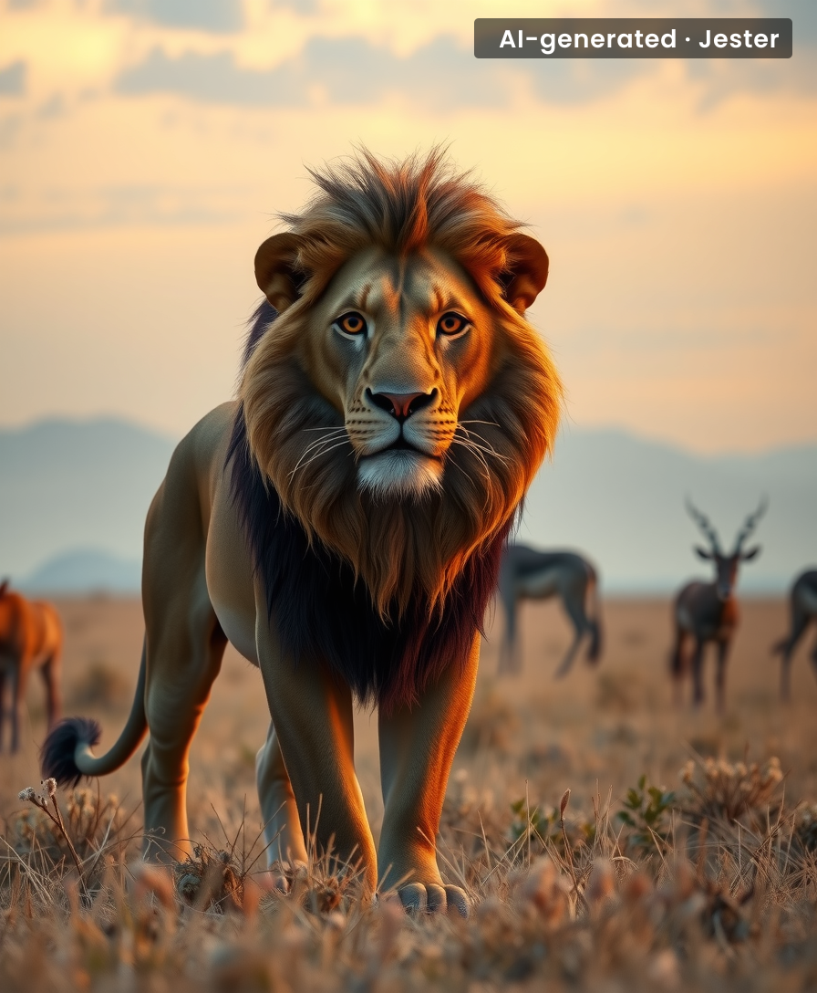 Wild prey remains the cornerstone of lion survival, even as human encroachment grows.