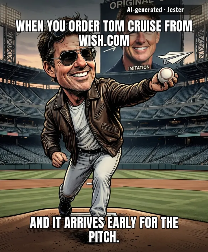 Jerome LeBlanc now has a career, but Tom Cruise still has to jump off buildings for a living.