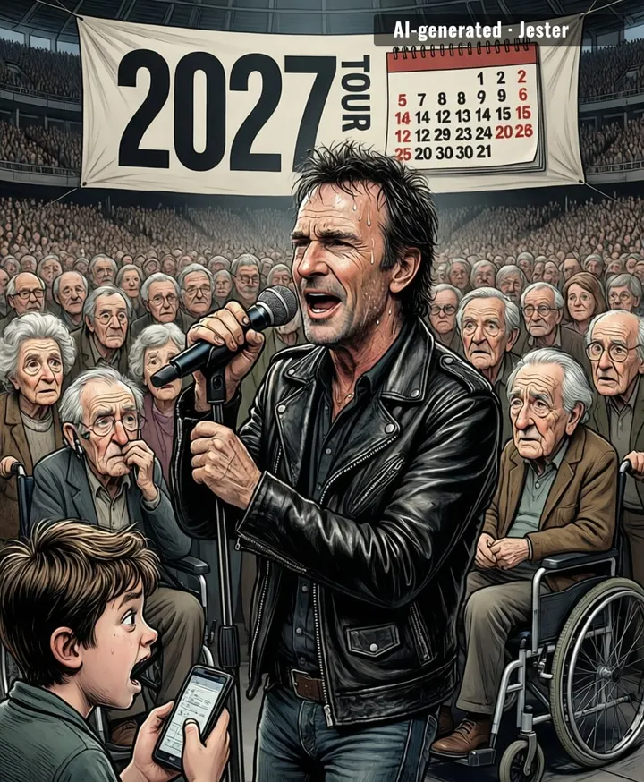 2027? That's not a tour date, that's a pension plan for the audience.