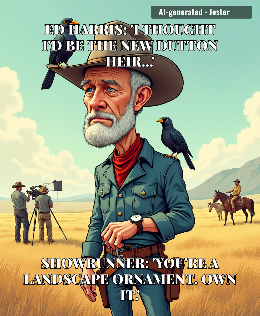 Ed Harris's role on the Dutton Ranch was so small they could have replaced him with a scarecrow and saved the paycheck.