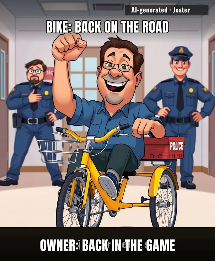 It’s the only bike in Ottawa that came back faster than the cops who lost it.