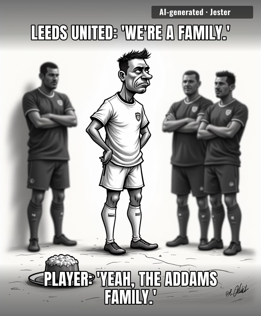 Joining Leeds is like joining a cult, except the Kool-Aid is just Yorkshire tea and the brainwashing doesn't work.