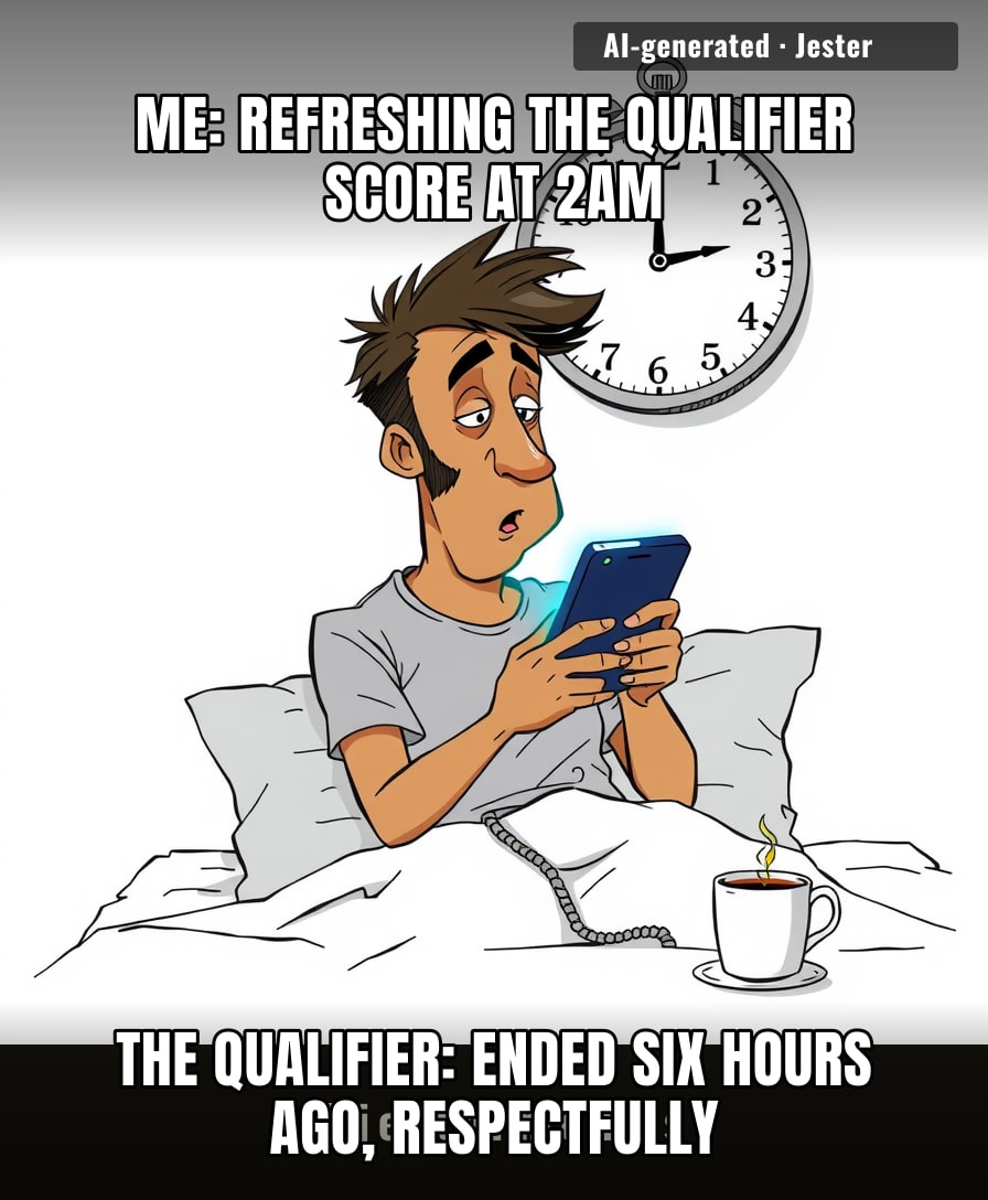 Caribbean Premier League qualifier and my sleep schedule both eliminated in the same night.