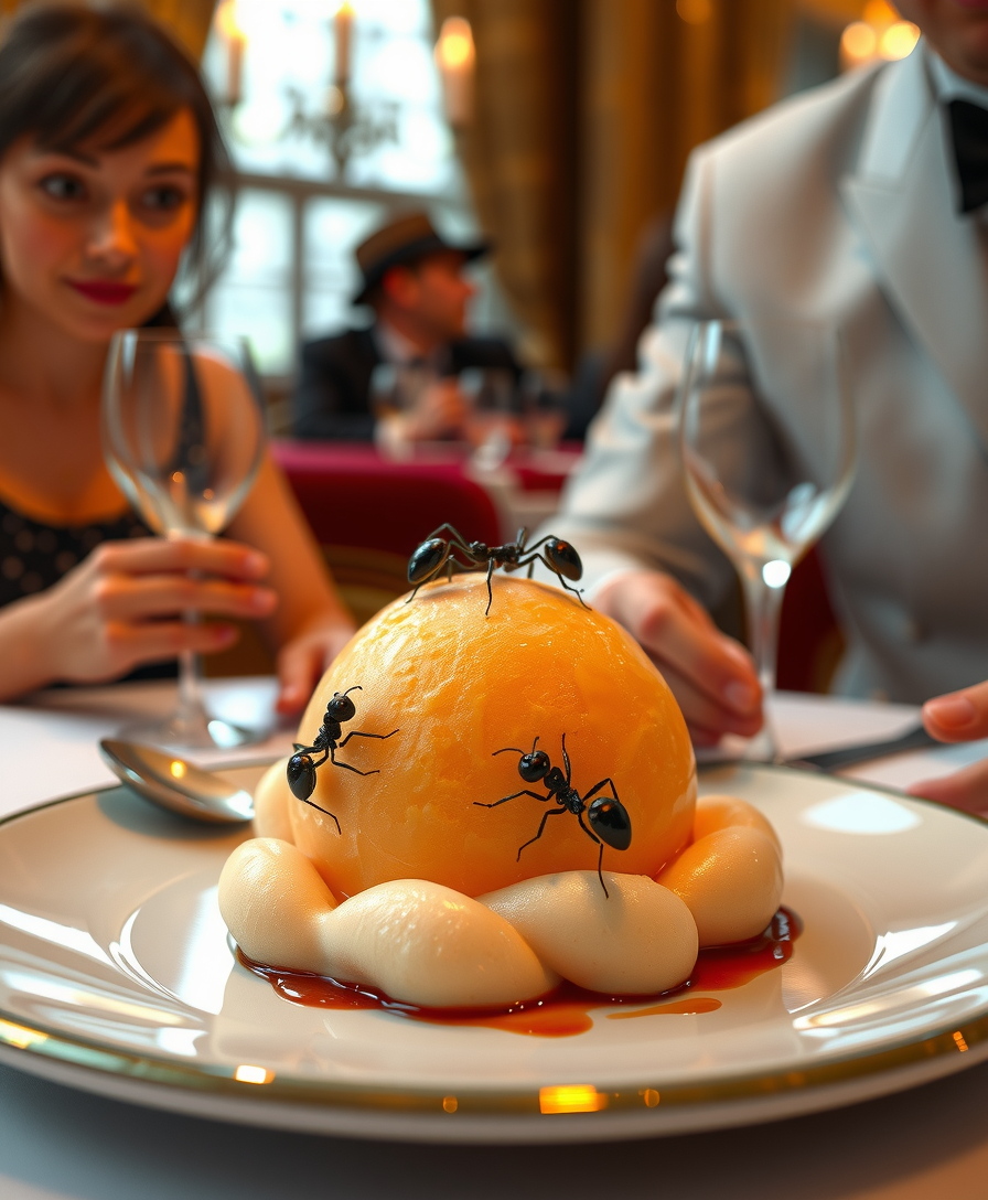 BLACK ANTS ON A SORBET — WORTH A YEAR IN JAIL?