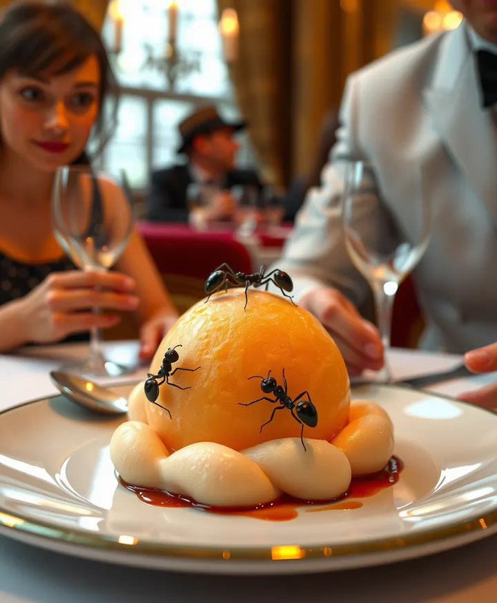 BLACK ANTS ON A SORBET — WORTH A YEAR IN JAIL?