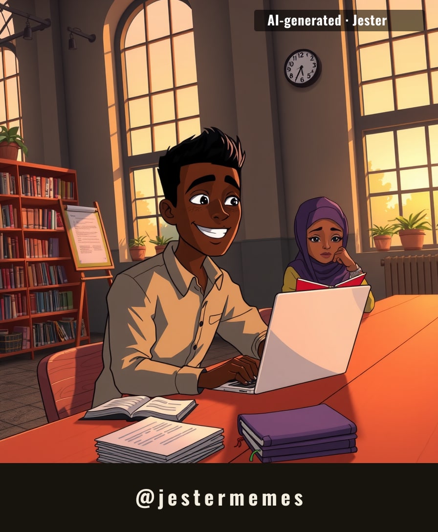 Eastlands Library went from 'very old and dusty place' to Sunil's office. Same building, new ending.