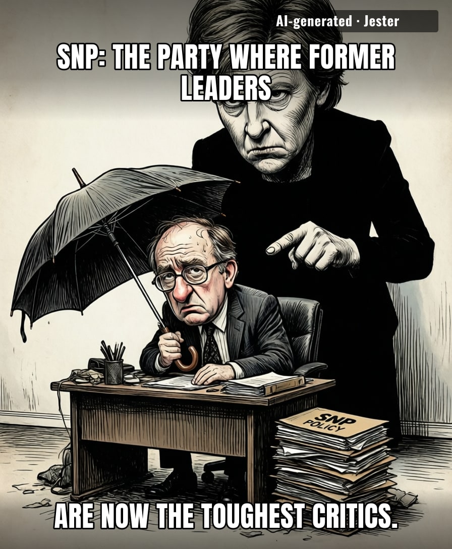 It’s comforting to know the biggest threat to the SNP isn't the opposition, but the last person to hold the job.
