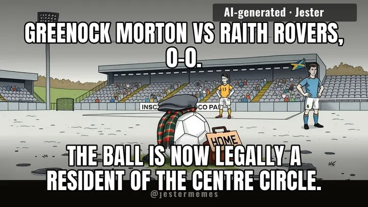 two sets of fans travelled across Scotland to watch grass grow, and paid for it