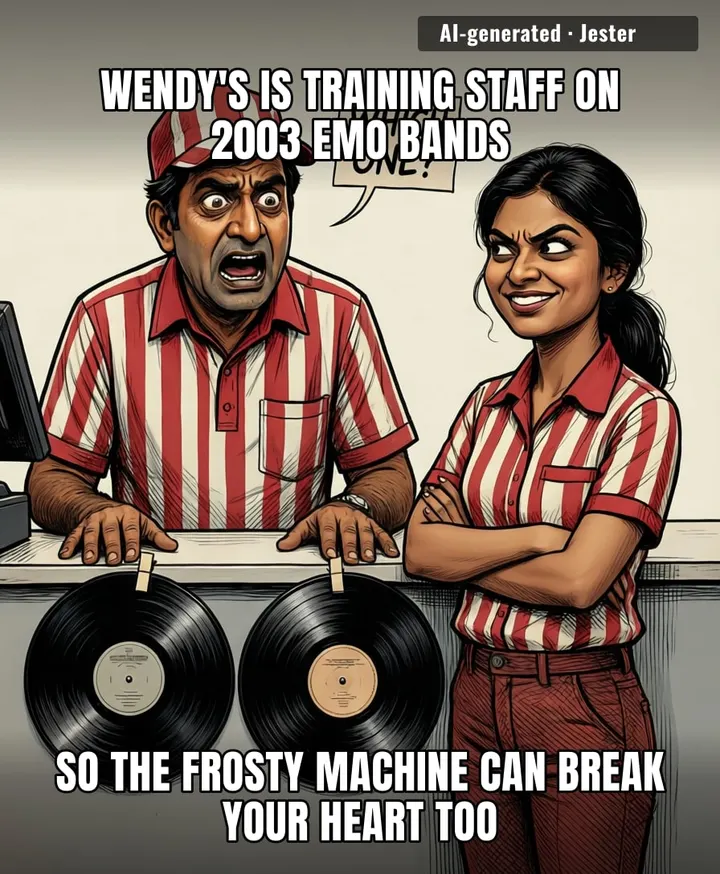 The real question: can they tell the difference between a Frosty and a milkshake?