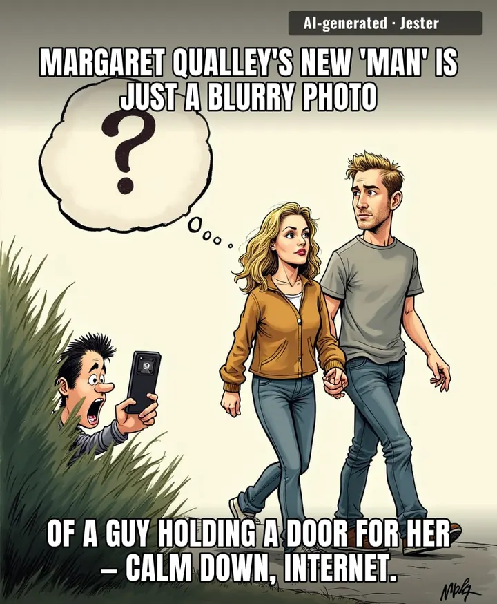 The internet sees a woman standing near a man and immediately starts planning the wedding hashtag.
