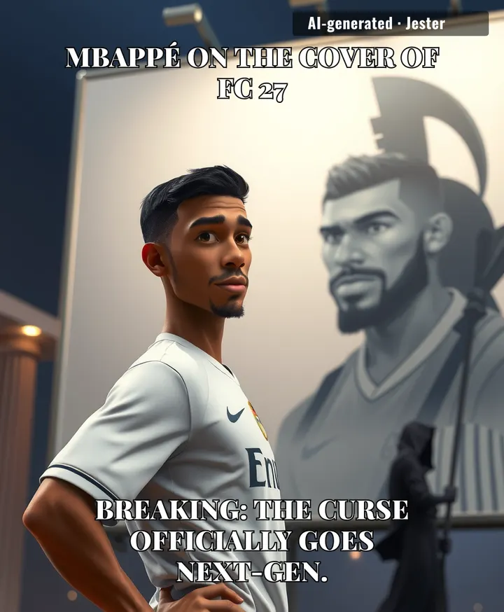 Mbappé on the cover — and every other player just quietly knocked on wood.