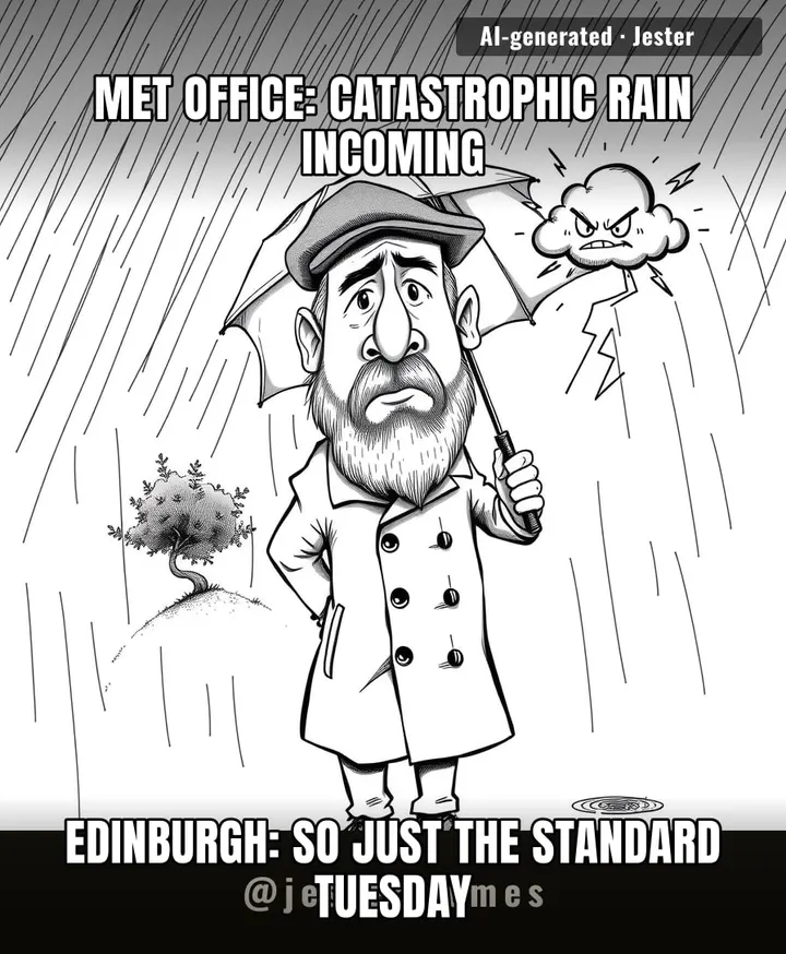 an entire city whose personality is just 'it rains here, deal with it'