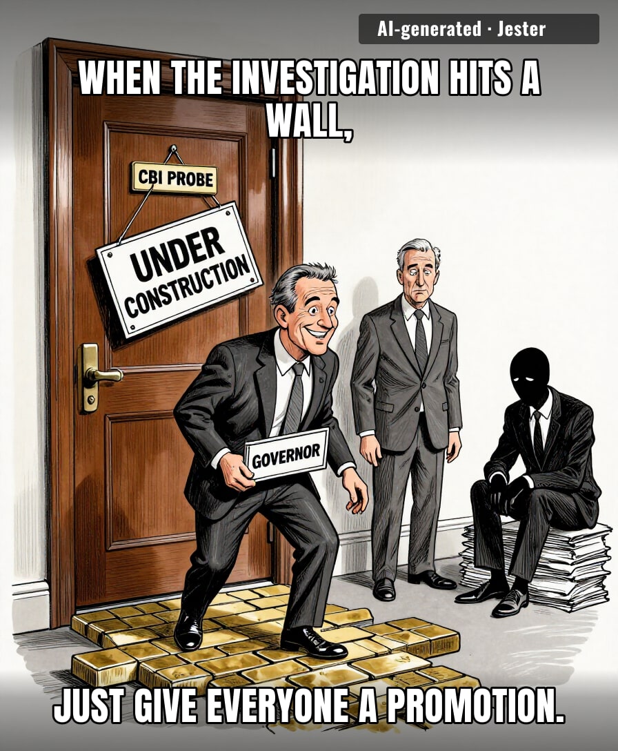 promotion: the only way to make a scandal disappear without actually solving it.