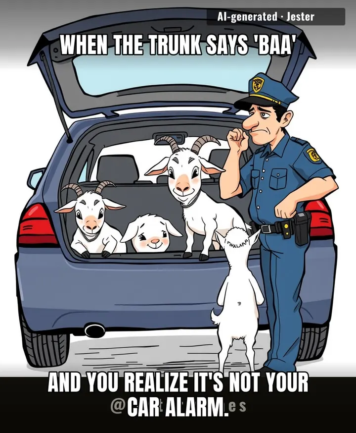 Officers expected a body, got a free petting zoo. Best day of their careers.