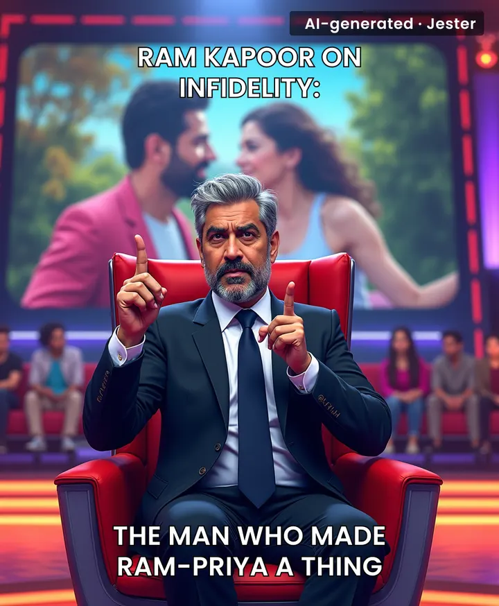 The irony meter just exploded: TV's ultimate faithful husband lecturing reality stars about infidelity.