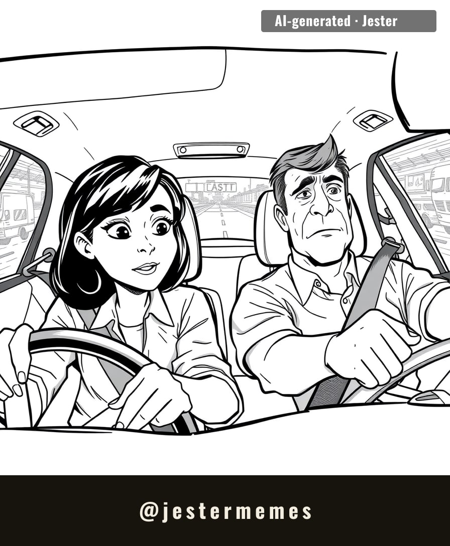 Most of us just hope for a quiet ride, but He Shimin decided to upgrade the service to 'Emergency Room Express' at highway speeds.