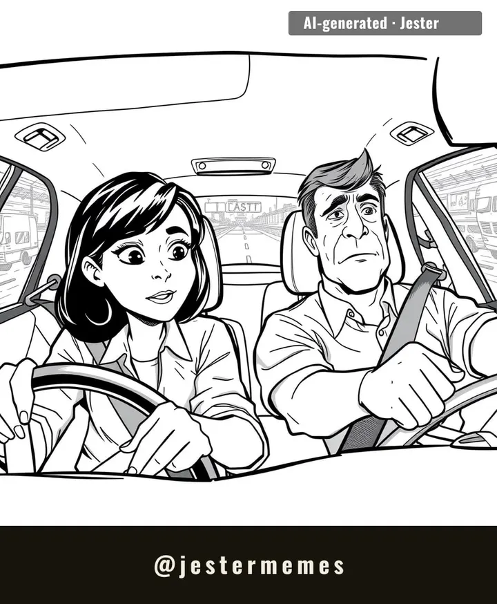 Most of us just hope for a quiet ride, but He Shimin decided to upgrade the service to 'Emergency Room Express' at highway speeds.