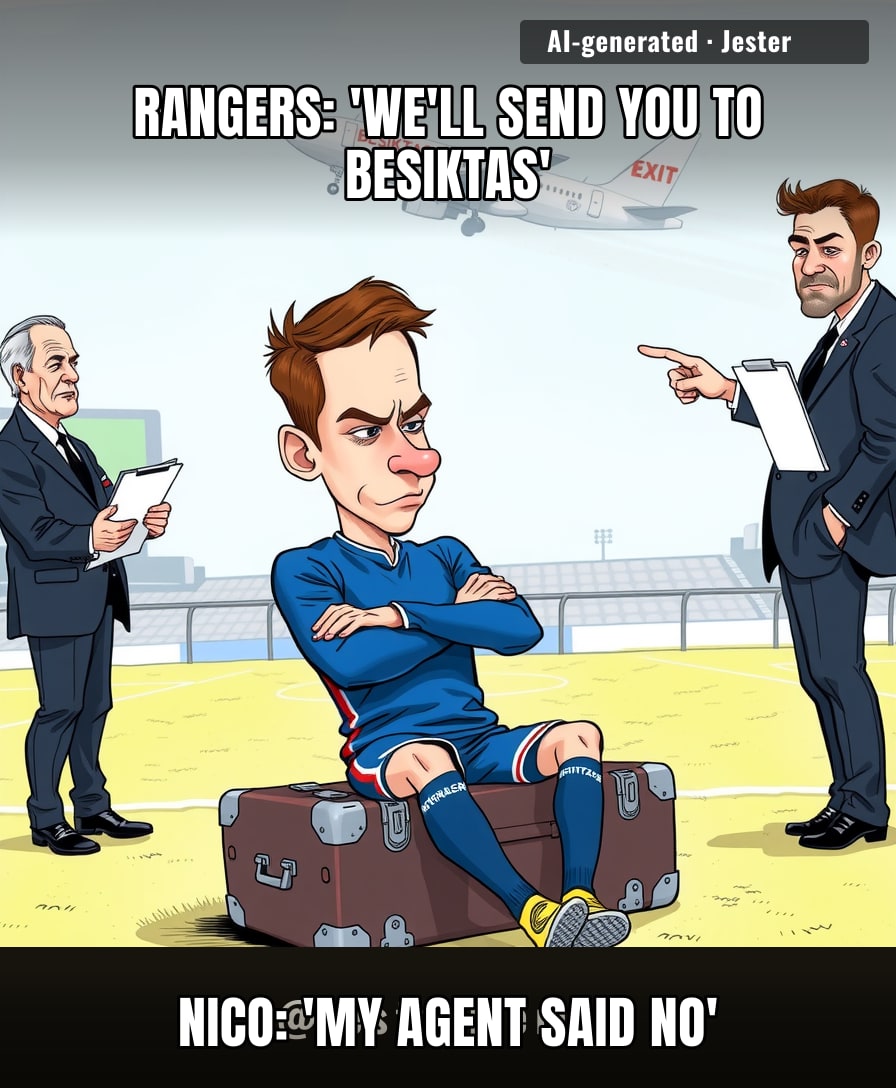 Nico Raskin turns down a loan to Besiktas faster than Rangers turn down a reasonable transfer fee.